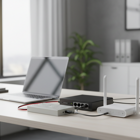 12V Router Power Bank – Mini UPS Backup Battery for WiFi Router